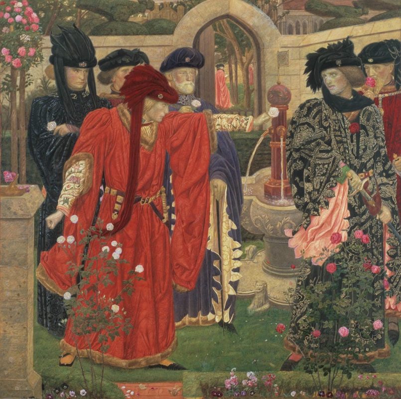 Biểu tượng Tudor rose trong “War of the roses” của England