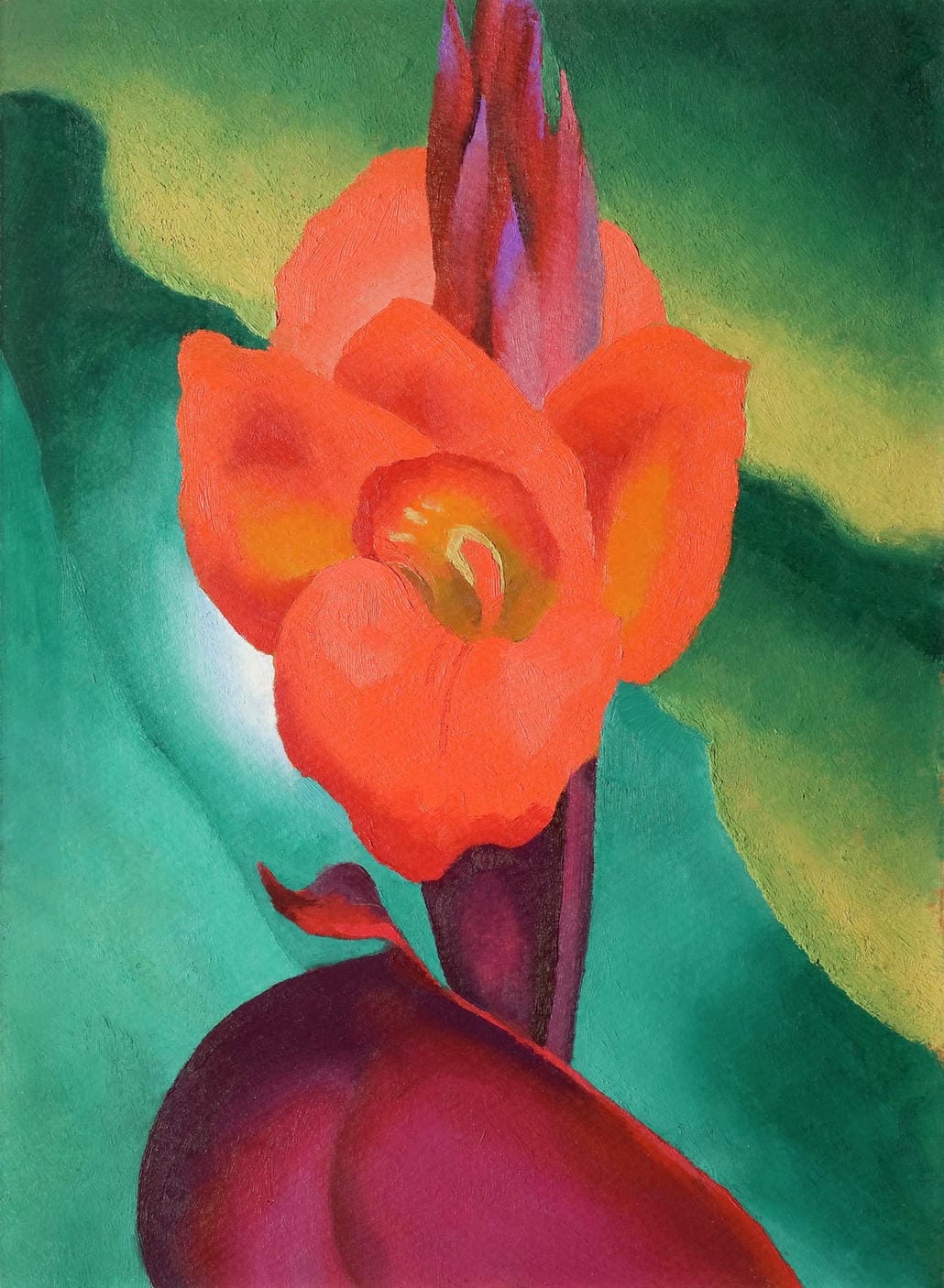 Georgia O'Keeffe Red Canna 1919