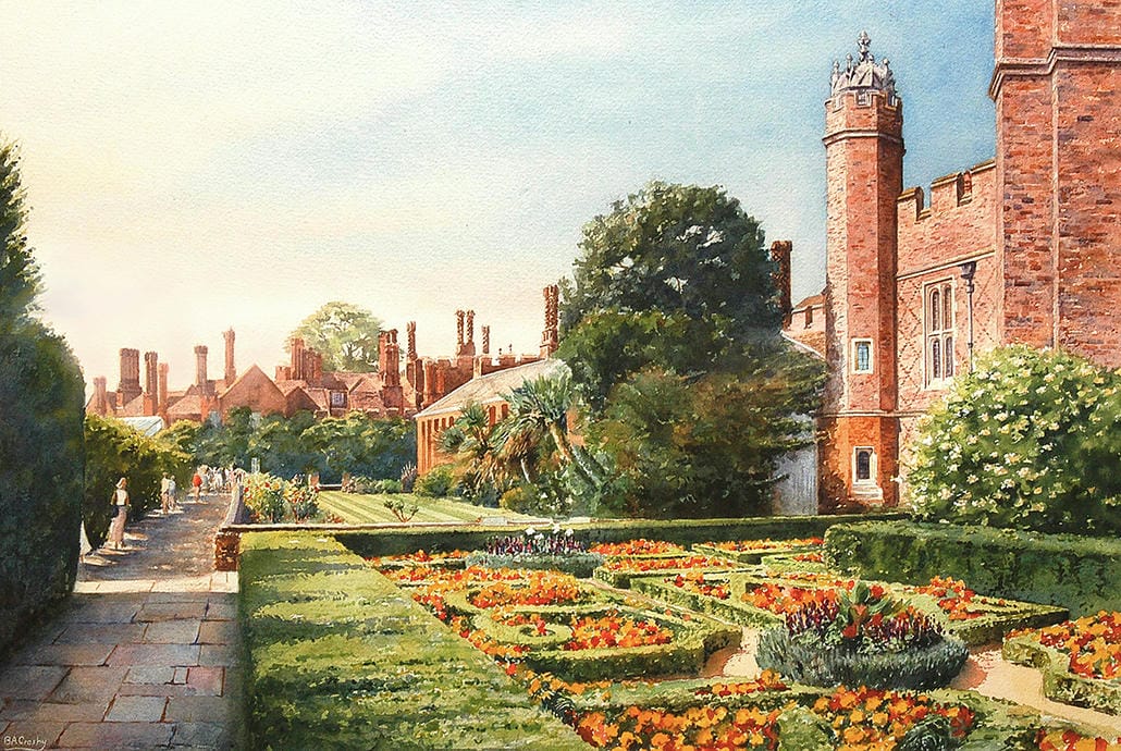 Khu vườn Elizabethan Knot của Cung điện Hampton Court