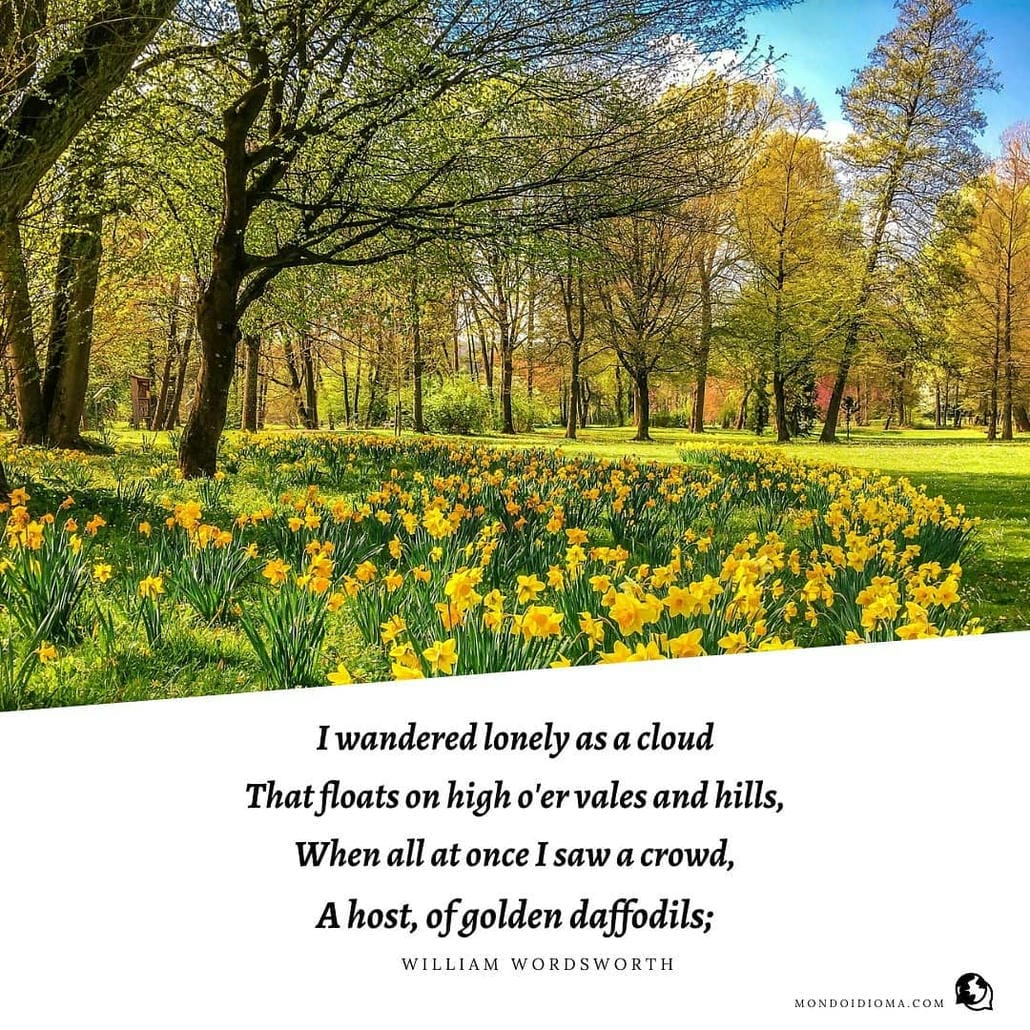 William Wordsworth, một trong những nhà thơ lãng mạn nổi tiếng bậc nhất của nước Anh